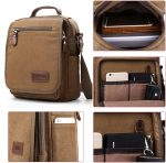 XINCADA Mens Bag Messenger Bag Canvas Shoulder Bags Travel Bag Man Purse Crossbody Bags for Work Business - Image 6